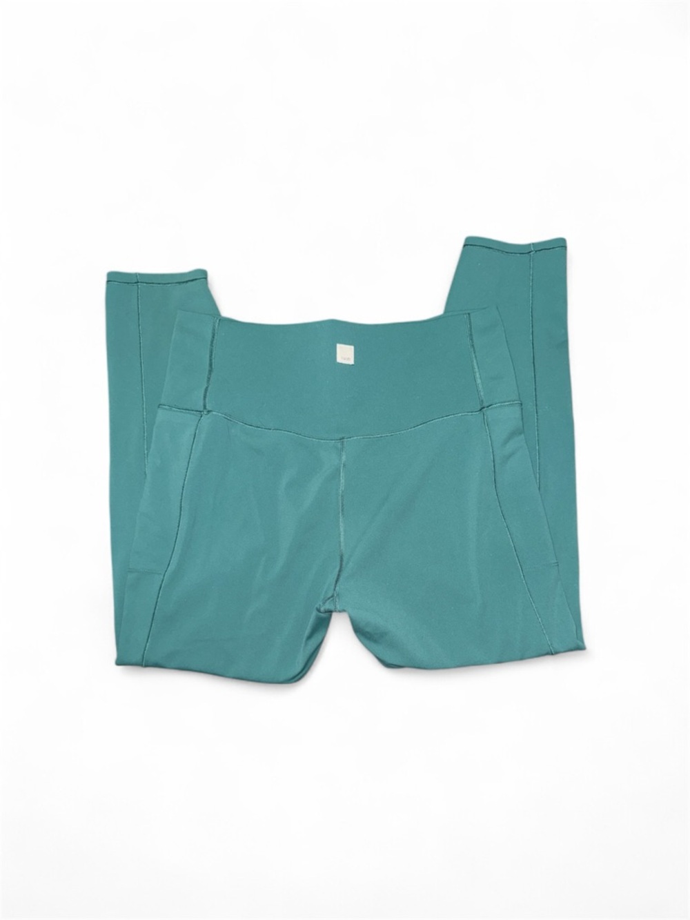 Vuori Studio Pocket Leggings Womens Large Green High Rise Yoga Workout Pants